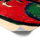 Kazimir Malevich - stille levens, kunstwerk 1911 Poster (Hoek)