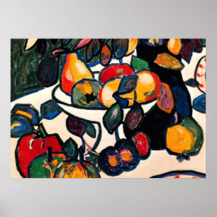 Kazimir Malevich - stille levens, kunstwerk 1911 Poster