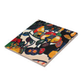 Kazimir Malevich - stille levens, kunstwerk 1911 Tegeltje (Zijkant)