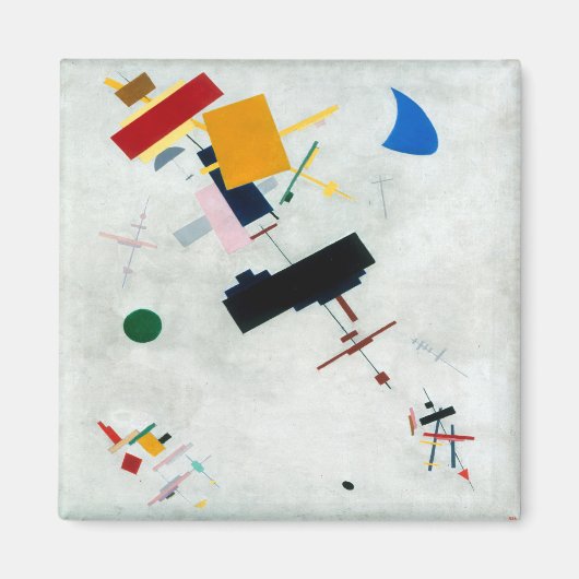 Kazimir malevich Suprematism Magneet (Voorkant)