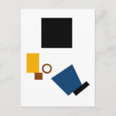 Kazimir Malevich Suprematism Self Portrait Briefkaart (Voorkant)