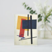 Kazimir Malevich - Suprematisme Briefkaart (Staand voorkant)
