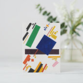 Kazimir Malevich Suprematisme Compositie Briefkaart (Staand voorkant)