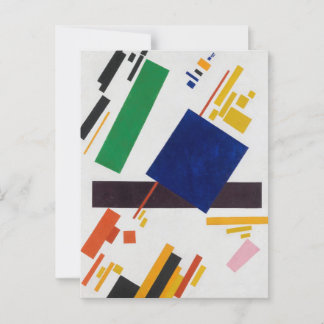 Kazimir Malevich Suprematisme Compositie Briefkaart