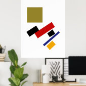 Kazimir Malevich Suprematisme Poster (Thuiskantoor)