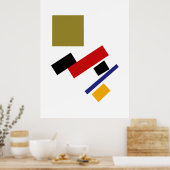 Kazimir Malevich Suprematisme Poster (Keuken)