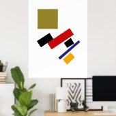 Kazimir Malevich Suprematisme Poster (Thuiskantoor)