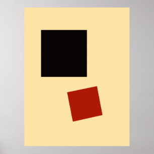 Kazimir Malevich Zwarte Vierkant Rode Vierkant (19 Poster