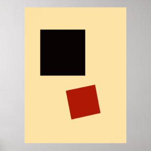Kazimir Malevich Zwarte Vierkant Rode Vierkant (19 Poster