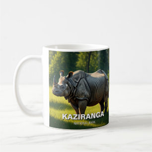 Kaziranga Nationaal Park Assam India Reizen Koffiemok