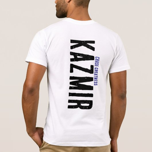 Kazmir Mannen grafische T-shirt (Achterkant)