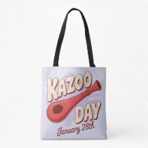 Kazoo-dag 28 januari boodschappentas