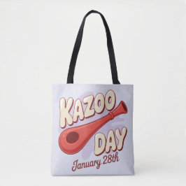 Kazoo-dag 28 januari boodschappentas tote bag