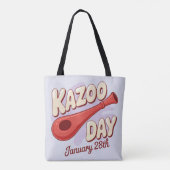 Kazoo Day January 28th Tote Bag (Achterkant)