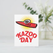 Kazoo Day - Waardedag Briefkaart (Staand voorkant)