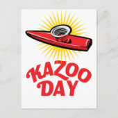 Kazoo Day - Waardedag Briefkaart (Voorkant)