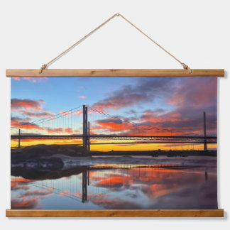 KazooStudioX Wood-Topped Wall Tapestry | Scotland' Hangend Wandkleed