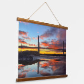 KazooStudioX Wood-Topped Wall Tapestry | Scotland' Hangend Wandkleed (Gebogen)