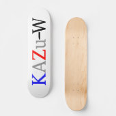 KAZu-W Persoonlijk Skateboard (Voorkant)