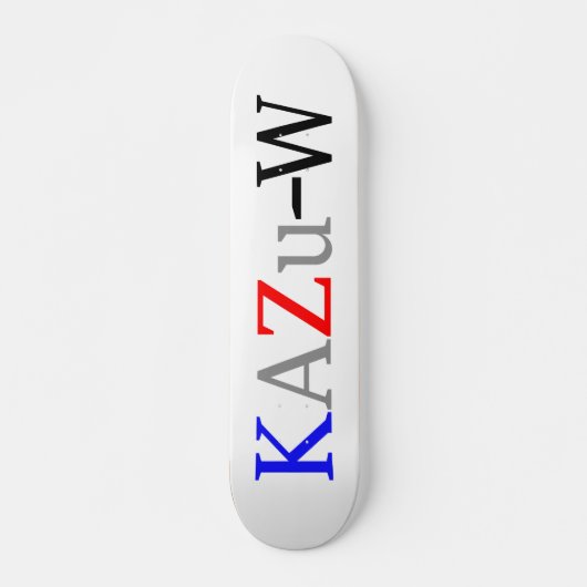 KAZu-W Persoonlijk Skateboard (Voorkant)