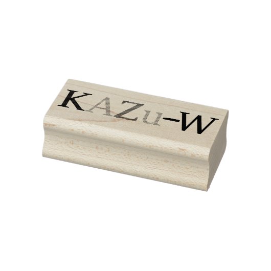 KAZu-W Rubberstempel (Stempel)