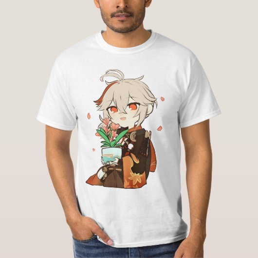kazuha Genshin schattig T-shirt (Voorkant)
