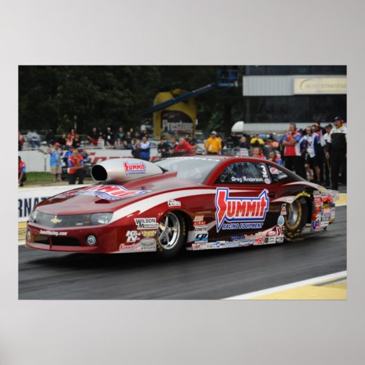 KB Racing-Greg Anderson Camaro Print (Voorkant)