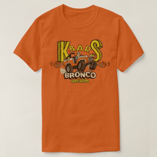 KBarS Bronco Specialiteiten 1978 T-shirt (Design voorkant)