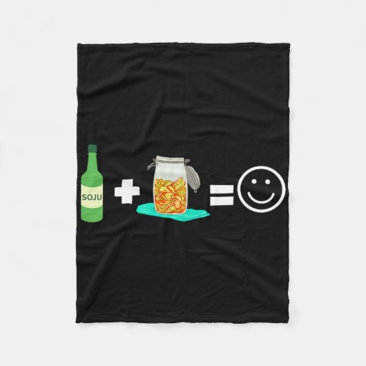 Kbbq Korean Bbq Kimchi Ramen 1 Fleece Deken (Voorkant)