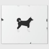 KBD-kleurensilhouet Cadeaupapier (Vlak)