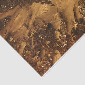 Kbegraafplaats  Antiek Sepia Boom — Muziek Tissuepapier (Detail)