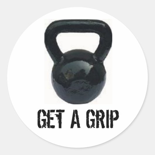Kbelll, pak een greep ronde sticker (Voorkant)
