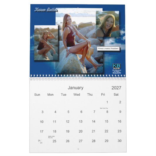 KBFit 2013 Inspirerend agenda (11x17) Kalender (Jan 2027)