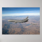 KC-10 Extender en FA 18 Hornet Poster (Voorkant)