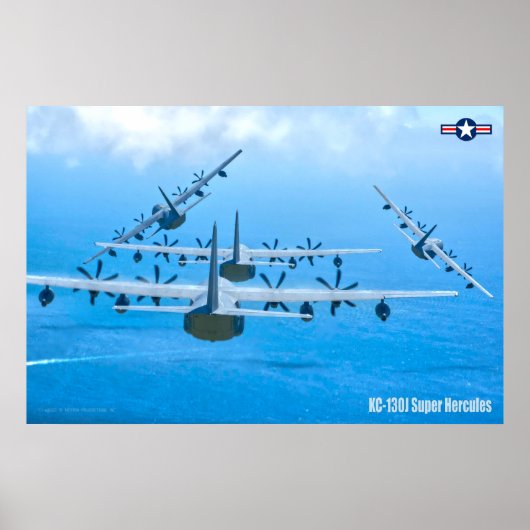 KC-130J SUPER HERCULES POSTER (Voorkant)