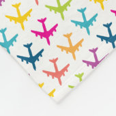 KC-135 Laadbord - Aangepaste naam babymandje Fleece Deken (Hoek)