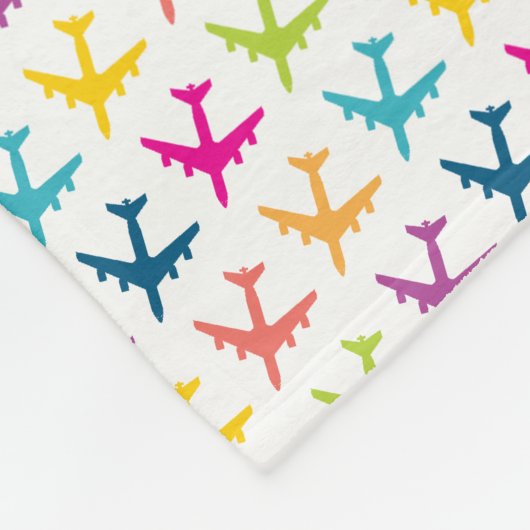 KC-135 Laadbord - Aangepaste naam babymandje Fleece Deken (Hoek)