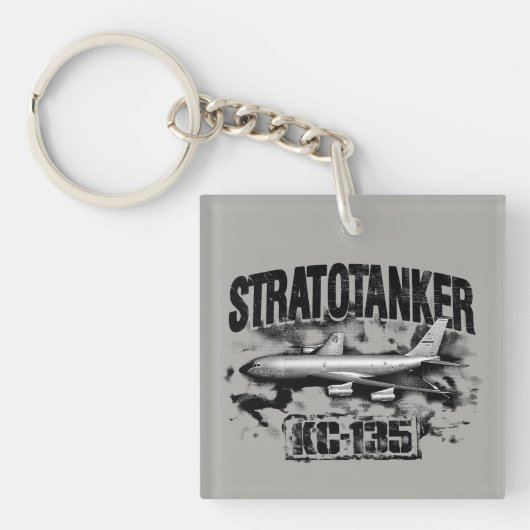 KC-135 Stratotanker Acrylische Sleutelhanger (Voorkant)