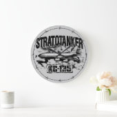 KC-135 Stratotanker acrylwandklok Grote Klok (Huis)