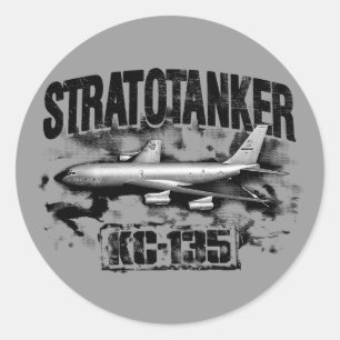 KC-135 Stratotanker Classic Ronde Sticker Sticker