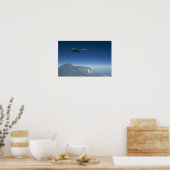 Kc-135 Stratotanker F-22 Roofvogel Poster (Keuken)