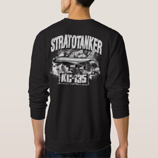 KC-135 Stratotanker Mannen Basic Sweatshirt T-Shir (Achterkant)