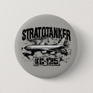 KC-135 Stratotanker Round Button Button