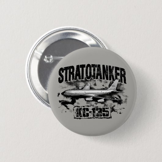 KC-135 Stratotanker Round Button Button (Voorkant /achterkant)