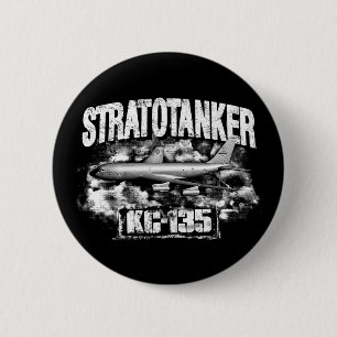 KC-135 Stratotanker Round Button Button