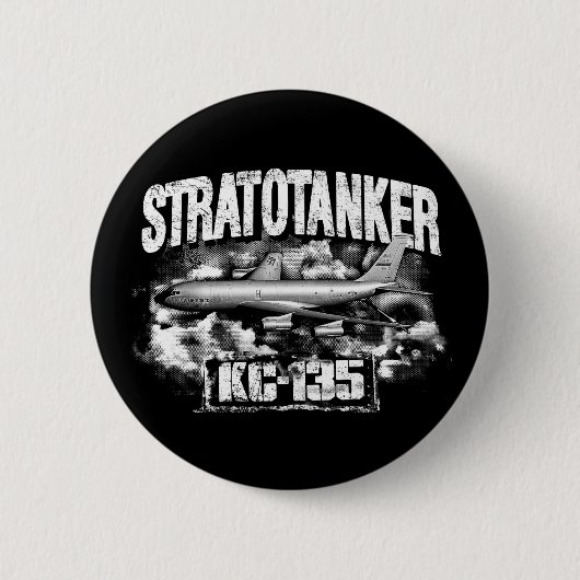 KC-135 Stratotanker Round Button Button (Voorkant)
