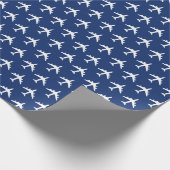 KC-135 Stratotanker Silhouette Pattern Cadeaupapier (Hoek)