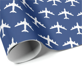 KC-135 Stratotanker Silhouette Pattern Cadeaupapier