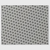 KC-135 Stratotanker Silhouette Pattern Cadeaupapier (Vlak)