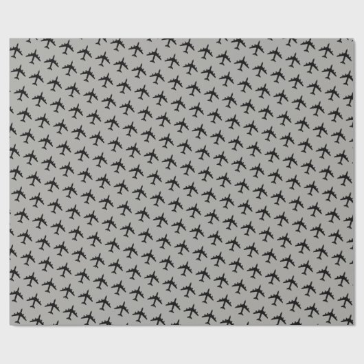 KC-135 Stratotanker Silhouette Pattern Cadeaupapier (Vlak)